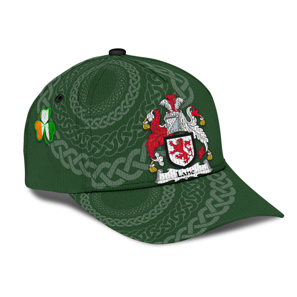 Clan Lane Coat Of Arms II Irisharms - Irish Family Crest St Patrick's Day Classic CapDJ15 Classic Cap - Lane Coat Of Arms II Irisharms St Patrick's Day Classic Cap Irish Cap