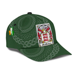 Clan Mcmahon Coat Of Arms - Irish Family Crest St Patrick's Day Classic CapJT84 Classic Cap - Mcmahon Coat Of Arms St Patrick's Day Classic Cap Irish Cap