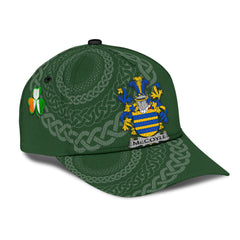 Clan Mccoyle Coat Of Arms - Irish Family Crest St Patrick's Day Classic CapSI19 Classic Cap - Mccoyle Coat Of Arms St Patrick's Day Classic Cap Irish Cap