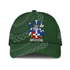 Clan Keenan Coat Of Arms - Irish Family Crest St Patrick's Day Classic CapMI72 Classic Cap - Keenan Coat Of Arms St Patrick's Day Classic Cap Irish Cap