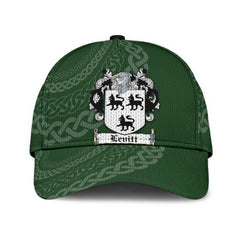 Clan Levitt Coat Of Arms - Irish Family Crest St Patrick's Day Classic CapIM70 Classic Cap - Levitt Coat Of Arms St Patrick's Day Classic Cap Irish Cap