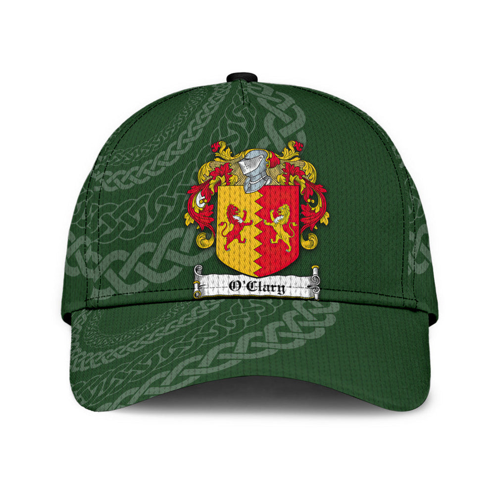 Clan Oclary Coat Of Arms - Irish Family Crest St Patrick's Day Classic CapIG72 Classic Cap - Oclary Coat Of Arms St Patrick's Day Classic Cap Irish Cap