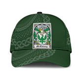 Clan Mceniery Coat Of Arms - Irish Family Crest St Patrick's Day Classic CapPU13 Classic Cap - Mceniery Coat Of Arms St Patrick's Day Classic Cap Irish Cap