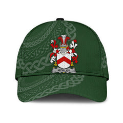Clan Morley Coat Of Arms - Irish Family Crest St Patrick's Day Classic CapSJ68 Classic Cap - Morley Coat Of Arms St Patrick's Day Classic Cap Irish Cap