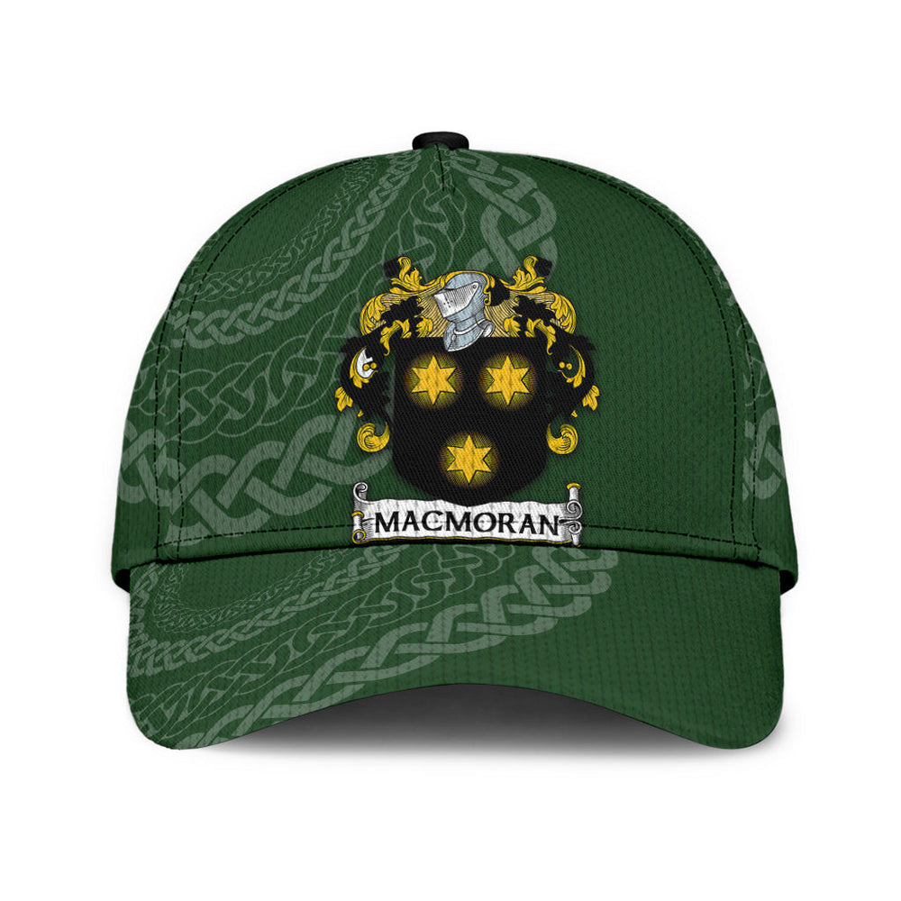 Clan Macmoran Coat Of Arms - Irish Family Crest St Patrick's Day Classic CapUY10 Classic Cap - Macmoran Coat Of Arms St Patrick's Day Classic Cap Irish Cap