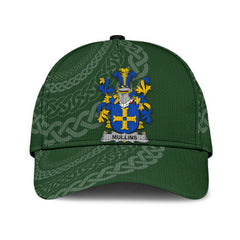 Clan Mullins Coat Of Arms - Irish Family Crest St Patrick's Day Classic CapCH28 Classic Cap - Mullins Coat Of Arms St Patrick's Day Classic Cap Irish Cap