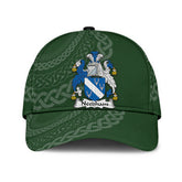 Clan Needham Coat Of Arms - Irish Family Crest St Patrick's Day Classic CapVU45 Classic Cap - Needham Coat Of Arms St Patrick's Day Classic Cap Irish Cap