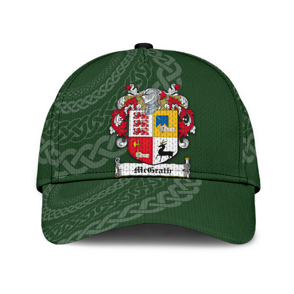 Clan Mcgrath Coat Of Arms - Irish Family Crest St Patrick's Day Classic CapAX51 Classic Cap - Mcgrath Coat Of Arms St Patrick's Day Classic Cap Irish Cap