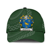 Clan Ocrouley Coat Of Arms - Irish Family Crest St Patrick's Day Classic CapBN76 Classic Cap - Ocrouley Coat Of Arms St Patrick's Day Classic Cap Irish Cap