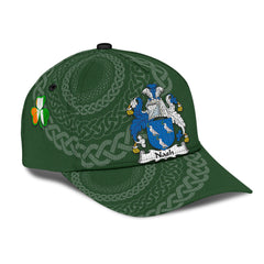 Clan Nash Coat Of Arms - Irish Family Crest St Patrick's Day Classic CapCH25 Classic Cap - Nash Coat Of Arms St Patrick's Day Classic Cap Irish Cap