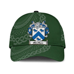 Clan Macgan Coat Of Arms - Irish Family Crest St Patrick's Day Classic CapTV45 Classic Cap - Macgan Coat Of Arms St Patrick's Day Classic Cap Irish Cap