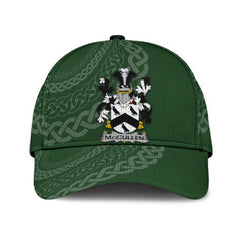 Clan Mccullen Coat Of Arms - Irish Family Crest St Patrick's Day Classic CapKI44 Classic Cap - Mccullen Coat Of Arms St Patrick's Day Classic Cap Irish Cap