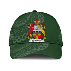 Clan Lendrum Coat Of Arms - Irish Family Crest St Patrick's Day Classic CapYS91 Classic Cap - Lendrum Coat Of Arms St Patrick's Day Classic Cap Irish Cap