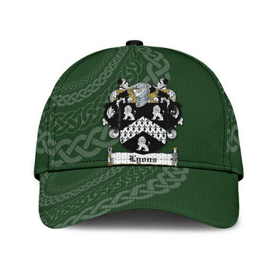 Clan Lyons Coat Of Arms - Irish Family Crest St Patrick's Day Classic Cap