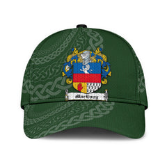 Clan Macevoy Coat Of Arms - Irish Family Crest St Patrick's Day Classic CapZM18 Classic Cap - Macevoy Coat Of Arms St Patrick's Day Classic Cap Irish Cap