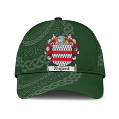 Clan Nugent Coat Of Arms - Irish Family Crest St Patrick's Day Classic CapXS17 Classic Cap - Nugent Coat Of Arms St Patrick's Day Classic Cap Irish Cap