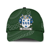 Clan Mcauliffe Coat Of Arms - Irish Family Crest St Patrick's Day Classic CapIU22 Classic Cap - Mcauliffe Coat Of Arms St Patrick's Day Classic Cap Irish Cap