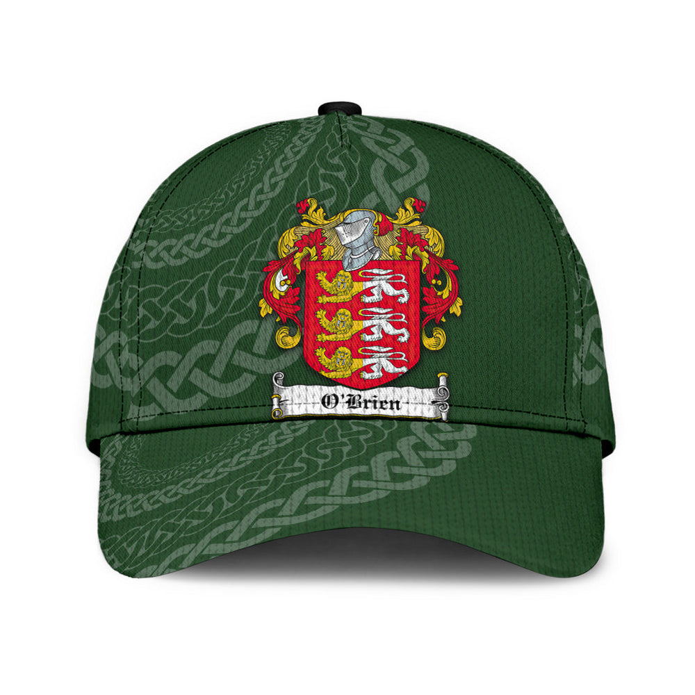 Clan Obrien Coat Of Arms - Irish Family Crest St Patrick's Day Classic CapWS16 Classic Cap - Obrien Coat Of Arms St Patrick's Day Classic Cap Irish Cap