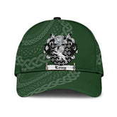 Clan Long Coat Of Arms - Irish Family Crest St Patrick's Day Classic CapJJ12 Classic Cap - Long Coat Of Arms St Patrick's Day Classic Cap Irish Cap