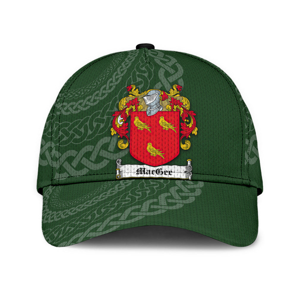 Clan Macgee Coat Of Arms - Irish Family Crest St Patrick's Day Classic CapRF12 Classic Cap - Macgee Coat Of Arms St Patrick's Day Classic Cap Irish Cap