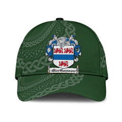 Clan Macgannon Coat Of Arms - Irish Family Crest St Patrick's Day Classic CapRQ84 Classic Cap - Macgannon Coat Of Arms St Patrick's Day Classic Cap Irish Cap