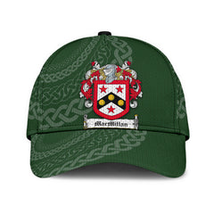 Clan Macmillan Coat Of Arms - Irish Family Crest St Patrick's Day Classic CapGR16 Classic Cap - Macmillan Coat Of Arms St Patrick's Day Classic Cap Irish Cap