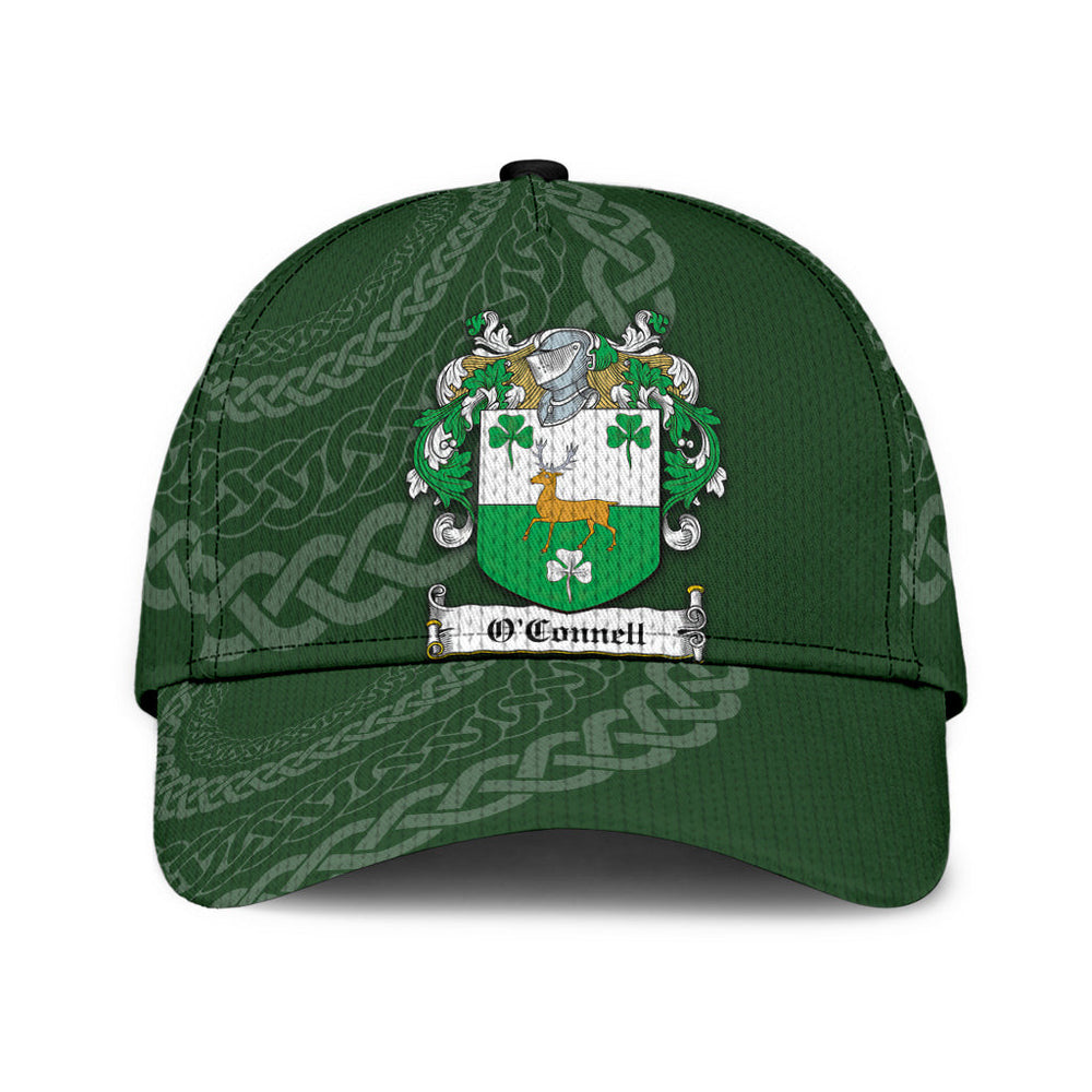 Clan Oconnell Coat Of Arms - Irish Family Crest St Patrick's Day Classic CapEM75 Classic Cap - Oconnell Coat Of Arms St Patrick's Day Classic Cap Irish Cap