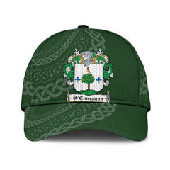 Clan Oconcanon Coat Of Arms - Irish Family Crest St Patrick's Day Classic CapCU12 Classic Cap - Oconcanon Coat Of Arms St Patrick's Day Classic Cap Irish Cap