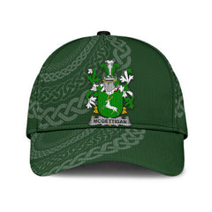 Clan Mcgettigan Coat Of Arms - Irish Family Crest St Patrick's Day Classic CapQJ62 Classic Cap - Mcgettigan Coat Of Arms St Patrick's Day Classic Cap Irish Cap