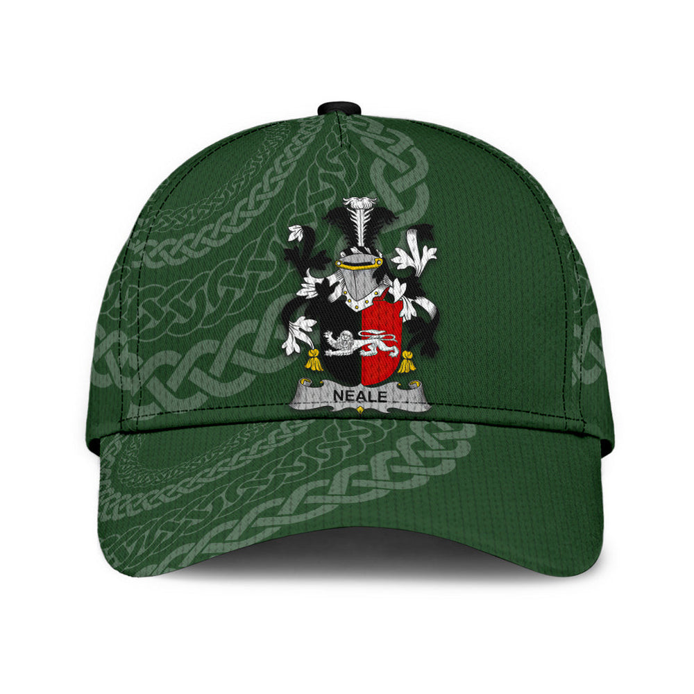 Clan Neale Coat Of Arms - Irish Family Crest St Patrick's Day Classic CapEH41 Classic Cap - Neale Coat Of Arms St Patrick's Day Classic Cap Irish Cap