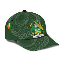 Clan Levinge Coat Of Arms - Irish Family Crest St Patrick's Day Classic CapAC66 Classic Cap - Levinge Coat Of Arms St Patrick's Day Classic Cap Irish Cap