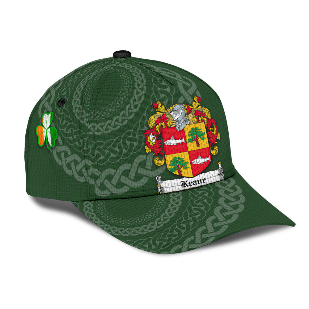 Clan Keane Coat Of Arms - Irish Family Crest St Patrick's Day Classic CapZZ74 Classic Cap - Keane Coat Of Arms St Patrick's Day Classic Cap Irish Cap