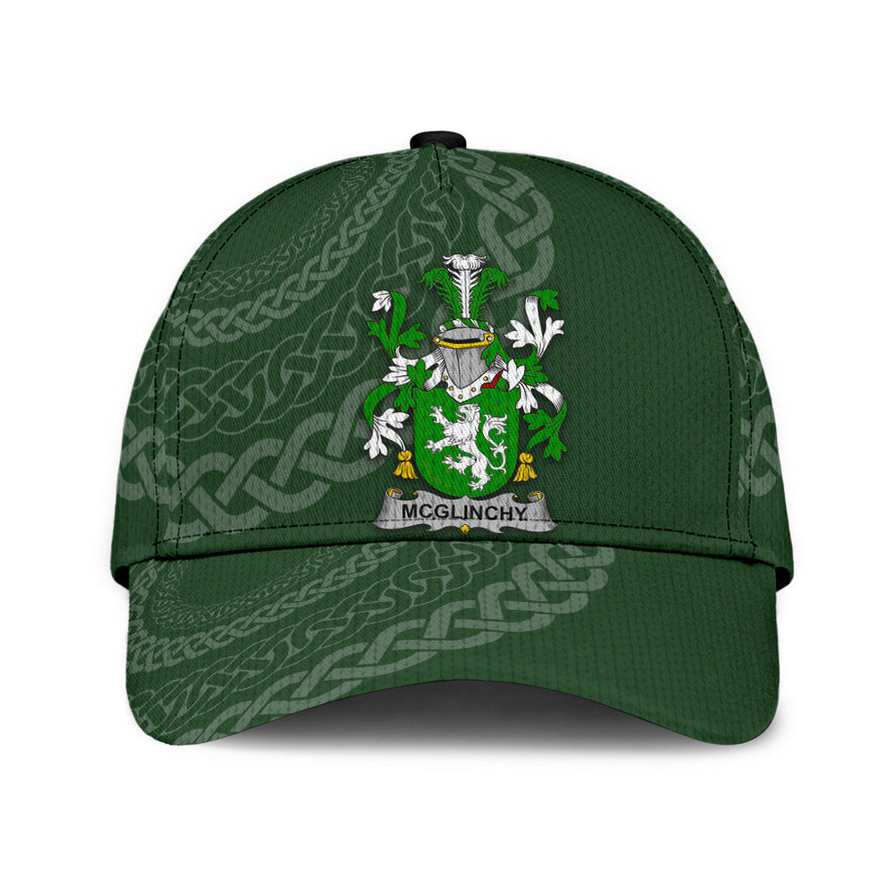 Clan Mcglinchy Coat Of Arms - Irish Family Crest St Patrick's Day Classic CapLB79 Classic Cap - Mcglinchy Coat Of Arms St Patrick's Day Classic Cap Irish Cap