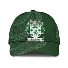 Clan Macgarry Coat Of Arms - Irish Family Crest St Patrick's Day Classic CapPP51 Classic Cap - Macgarry Coat Of Arms St Patrick's Day Classic Cap Irish Cap