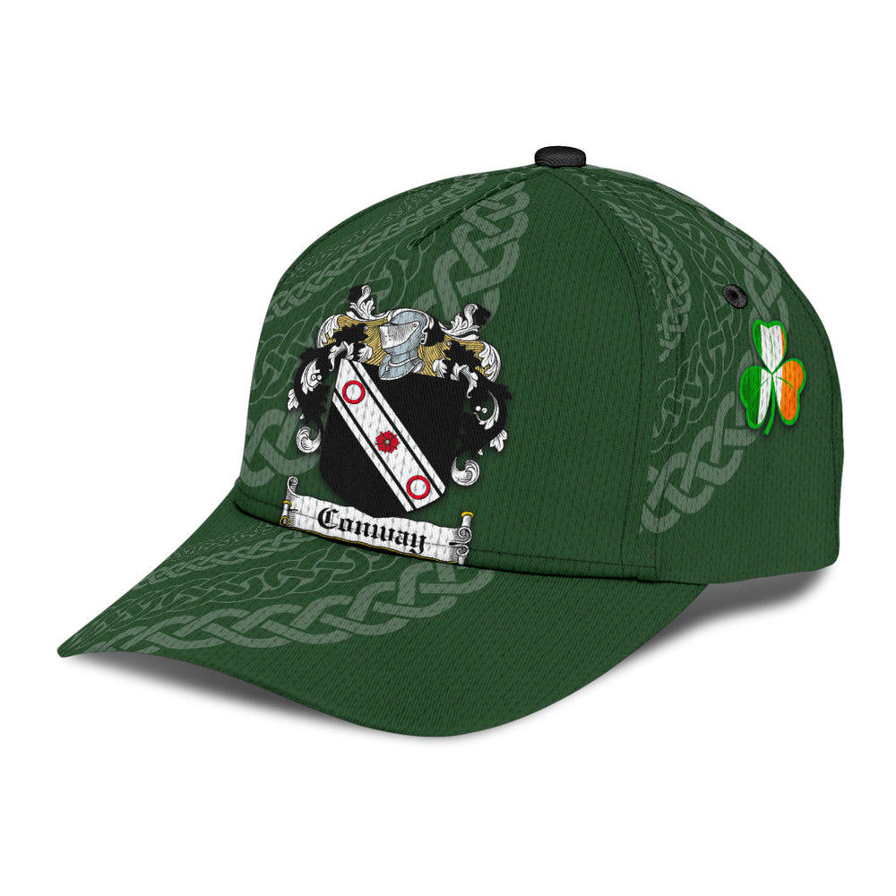 Clan Macconway Coat Of Arms - Irish Family Crest St Patrick's Day Classic CapSN46 Classic Cap - Macconway Coat Of Arms St Patrick's Day Classic Cap Irish Cap