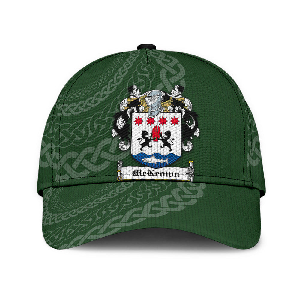 Clan Mckeown Coat Of Arms - Irish Family Crest St Patrick's Day Classic CapCJ81 Classic Cap - Mckeown Coat Of Arms St Patrick's Day Classic Cap Irish Cap
