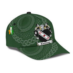 Clan Macconway Coat Of Arms - Irish Family Crest St Patrick's Day Classic CapSN46 Classic Cap - Macconway Coat Of Arms St Patrick's Day Classic Cap Irish Cap
