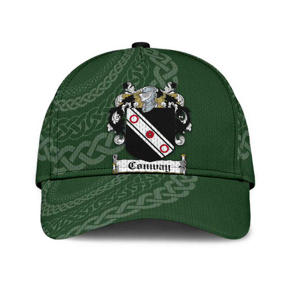 Clan Macconway Coat Of Arms - Irish Family Crest St Patrick's Day Classic CapSN46 Classic Cap - Macconway Coat Of Arms St Patrick's Day Classic Cap Irish Cap