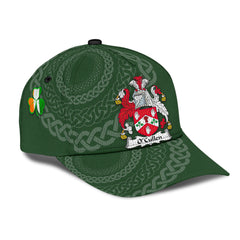 Clan Ocullen Coat Of Arms - Irish Family Crest St Patrick's Day Classic CapXB62 Classic Cap - Ocullen Coat Of Arms St Patrick's Day Classic Cap Irish Cap