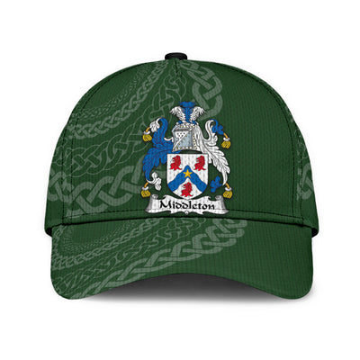 Clan Middleton Coat Of Arms - Irish Family Crest St Patrick's Day Classic Cap