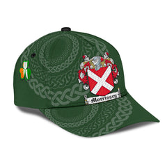 Clan Morrissey Coat Of Arms - Irish Family Crest St Patrick's Day Classic CapJT57 Classic Cap - Morrissey Coat Of Arms St Patrick's Day Classic Cap Irish Cap