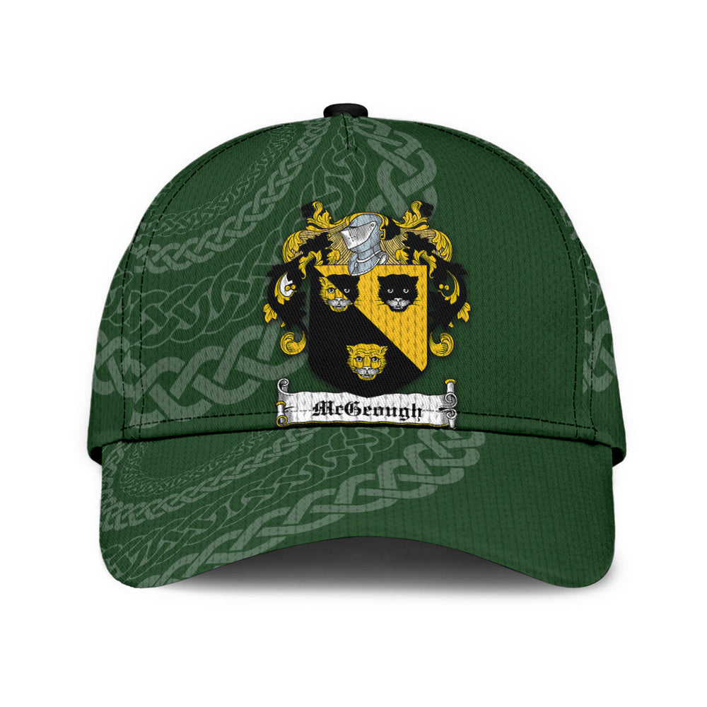 Clan Mcgeough Coat Of Arms - Irish Family Crest St Patrick's Day Classic CapNU62 Classic Cap - Mcgeough Coat Of Arms St Patrick's Day Classic Cap Irish Cap