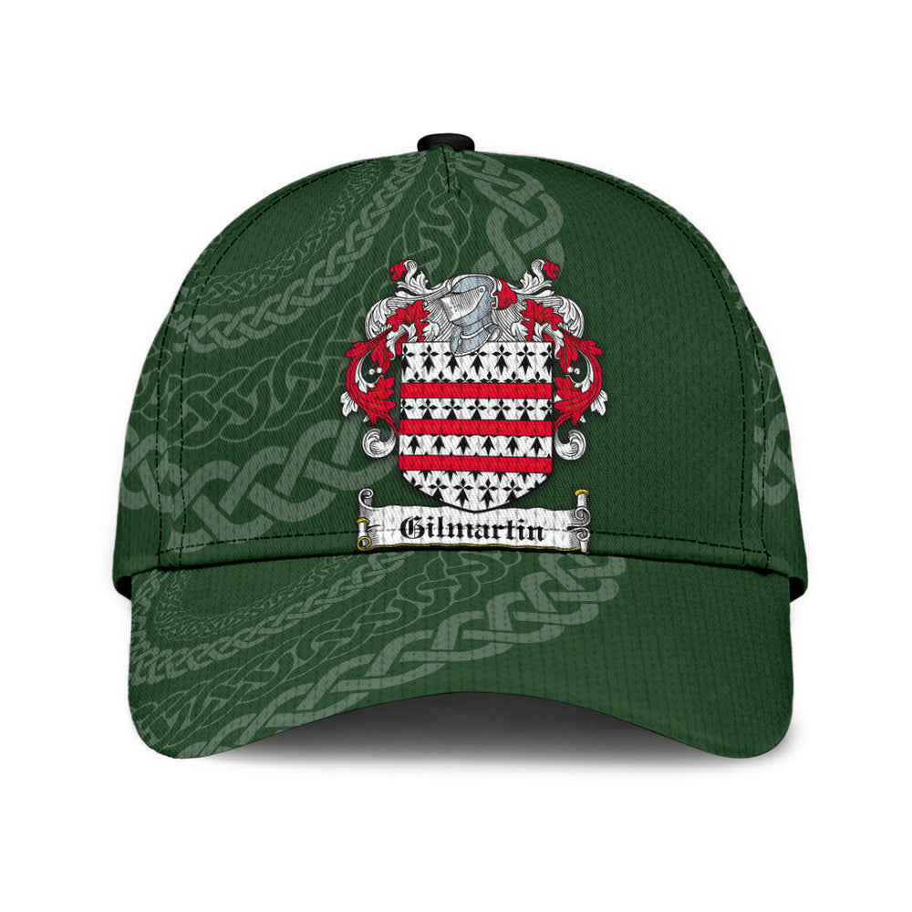 Clan Gilmartin Coat Of Arms - Irish Family Crest St Patrick's Day Classic CapRC47 Classic Cap - Gilmartin Coat Of Arms St Patrick's Day Classic Cap Irish Cap