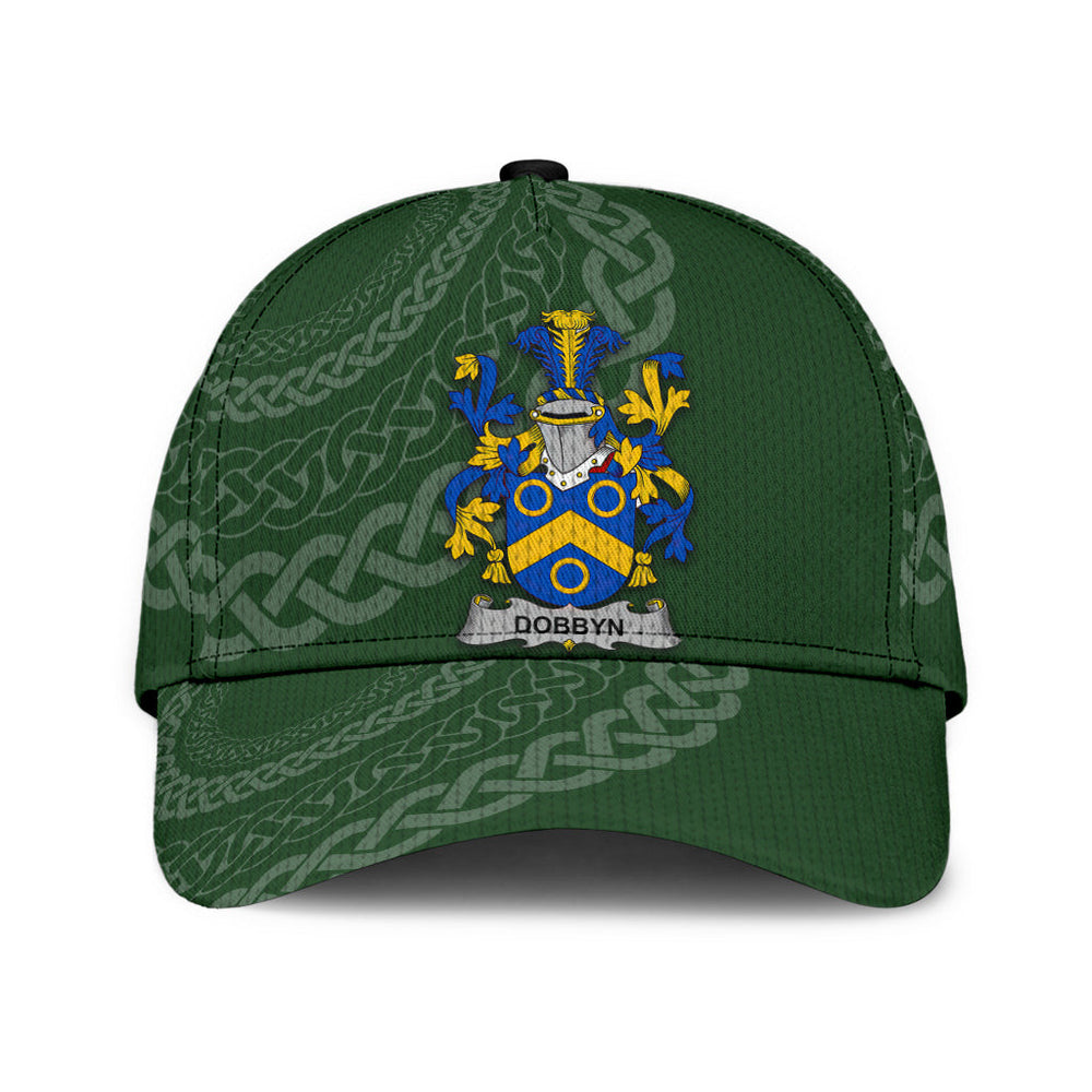Clan Dobbyn Coat Of Arms - Irish Family Crest St Patrick's Day Classic CapGE43 Classic Cap - Dobbyn Coat Of Arms St Patrick's Day Classic Cap Irish Cap