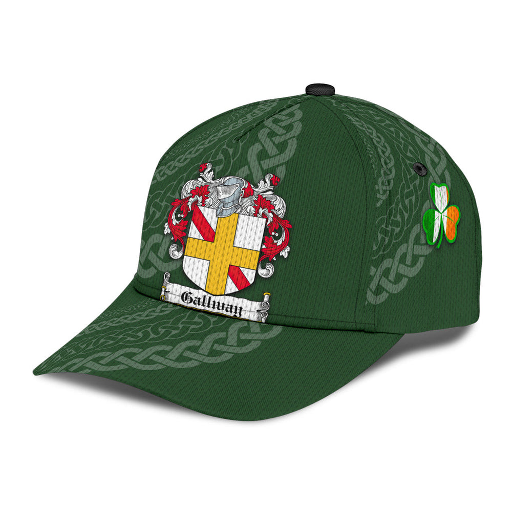 Clan Gallway Coat Of Arms - Irish Family Crest St Patrick's Day Classic CapWC75 Classic Cap - Gallway Coat Of Arms St Patrick's Day Classic Cap Irish Cap