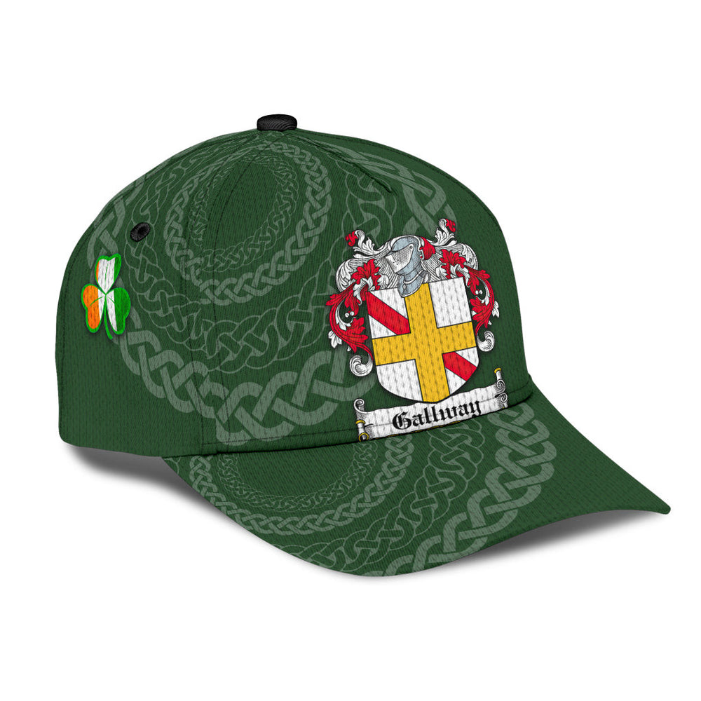 Clan Gallway Coat Of Arms - Irish Family Crest St Patrick's Day Classic CapWC75 Classic Cap - Gallway Coat Of Arms St Patrick's Day Classic Cap Irish Cap