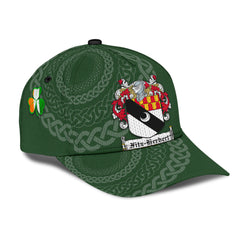 Clan Fitzherbert Coat Of Arms - Irish Family Crest St Patrick's Day Classic CapLI60 Classic Cap - Fitzherbert Coat Of Arms St Patrick's Day Classic Cap Irish Cap