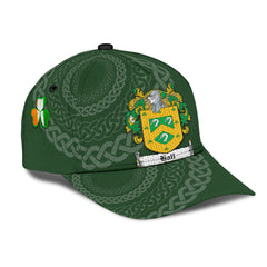 Clan Hall Coat Of Arms - Irish Family Crest St Patrick's Day Classic CapXM28 Classic Cap - Hall Coat Of Arms St Patrick's Day Classic Cap Irish Cap