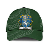 Clan Doane Coat Of Arms - Irish Family Crest St Patrick's Day Classic CapOC72 Classic Cap - Doane Coat Of Arms St Patrick's Day Classic Cap Irish Cap