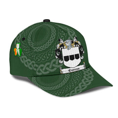 Clan Curran Coat Of Arms - Irish Family Crest St Patrick's Day Classic CapXQ44 Classic Cap - Curran Coat Of Arms St Patrick's Day Classic Cap Irish Cap